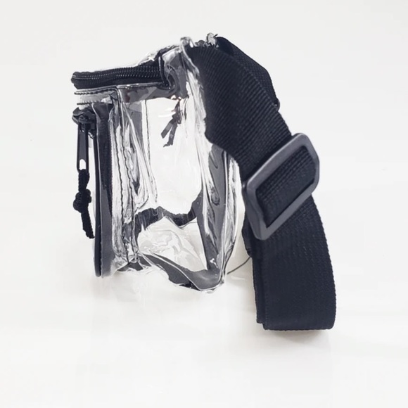 Stadium Transparent Three Zipper Fanny Pack - Picture 2 of 5